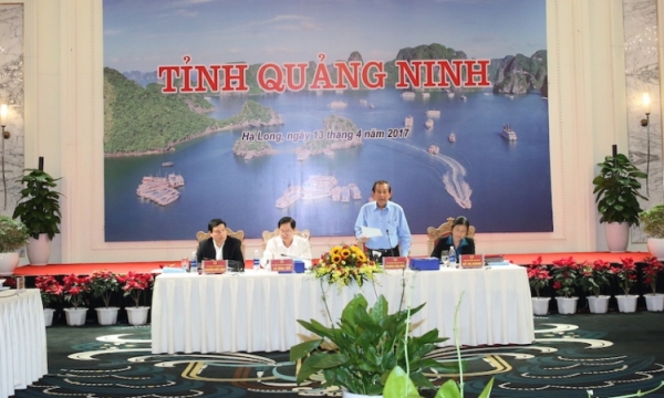 Phó Thủ tướng Trương Hòa Bình làm việc về Đề án xây dựng Đơn vị hành chính-kinh tế đặc biệt Vân Đồn.